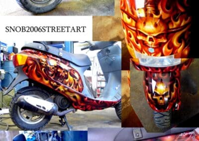 Airbrush Vespa