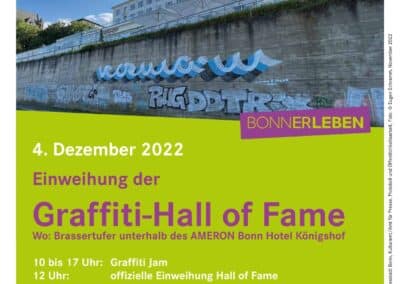 Einweihung Graffiti Wall of Fame Königshof – Ameron Bonn Hotel Königshof – Bonn